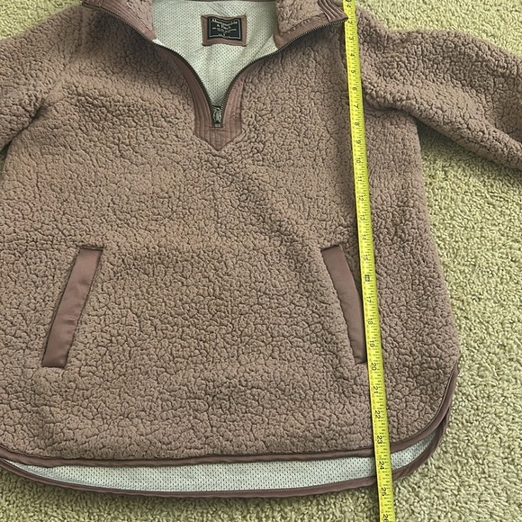 Abercrombie & Fitch HALF ZIP SHERPA PULLOVER - Picture 4 of 8